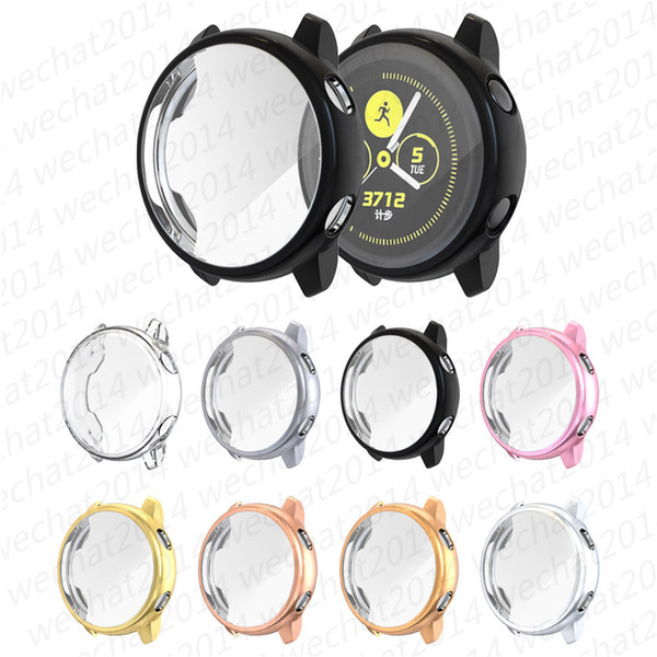 50PCS Screen Protector case for samsung galaxy watch active All-Around Ultra-thin Soft silicone Protection cover for Galaxy Active