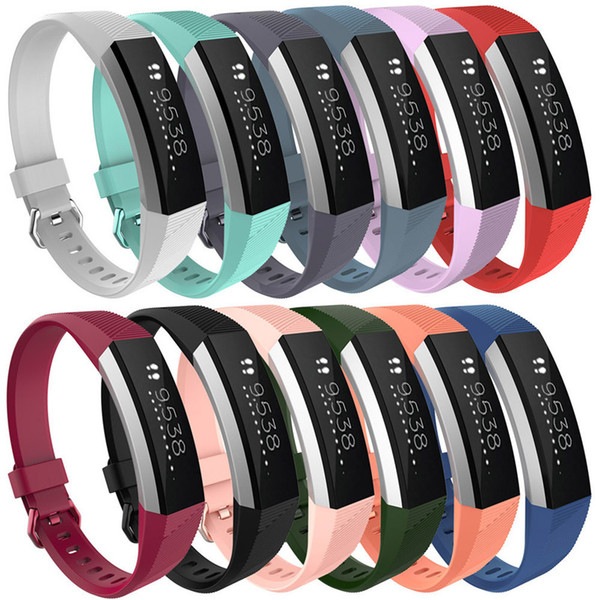 Replacement Wrist Band Wristband Silicon Strap For Fitbit Alta HR Smart watch Bracelet 14 color Clasp