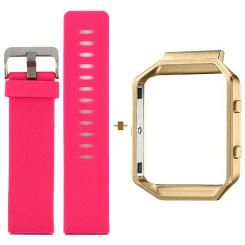 Smart Watch Band, Replacement Bands for Blaze, Classic Bracelet Strap, 13 Colors Available, with Metal Frame, Large