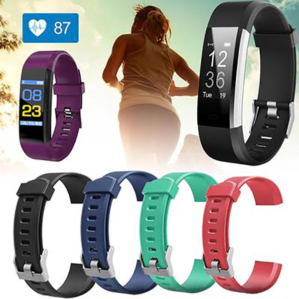 ID115 Plus wristband strap replacement silicone strap smart watch strap for 115plus bracelet for IOS Android mobile phone