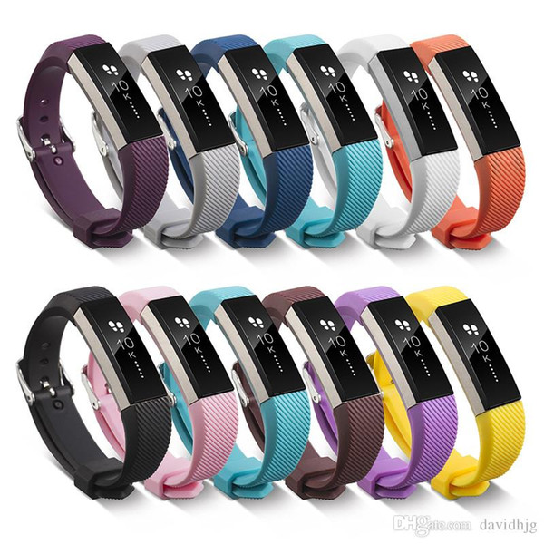 Smart Wristband Watch 11 Colors High Quality Silicone Watchband Replacement Wrist Band Silicon Strap Clasp For Fitbit Alta HR