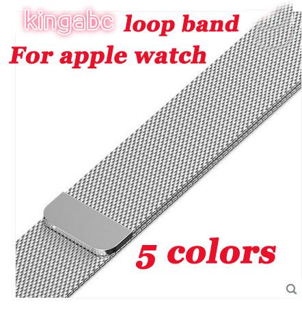 Series 4 magnet lock strap for Apple Watch Band Milanese loop belt for iwatch wristband Stainless Steel 40mm/42mm