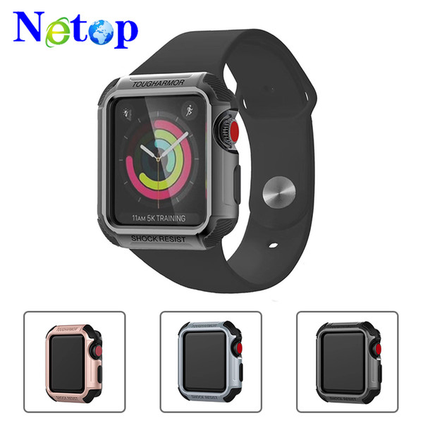 Netop Protective Case 38mm 42mm Protector Cases Scratch-resistant Flexible Case Cover For iWatch Apple Watch 1 2 3