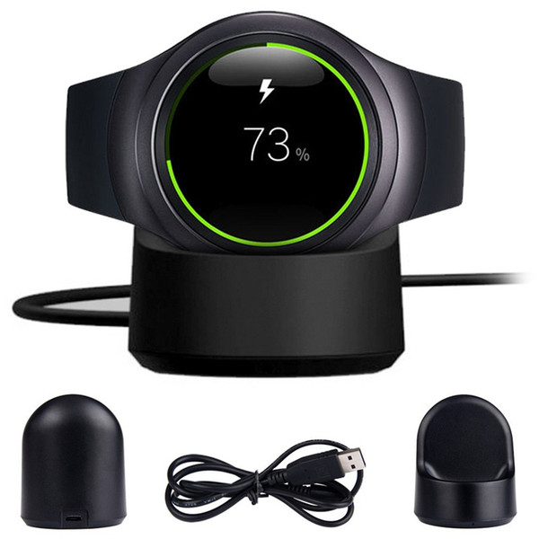 Wireless Charging Dock Cradle Charger For Samsung Gear S2 Classic R732 R720 R730 Smart Watch With USB Cable Retail Package