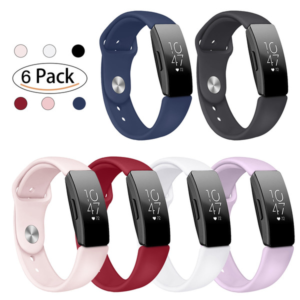 Silicone Replacement Wristband Strap Bands for Fitbit Inspire/Inspire Hr Band Smart Watch Accessories