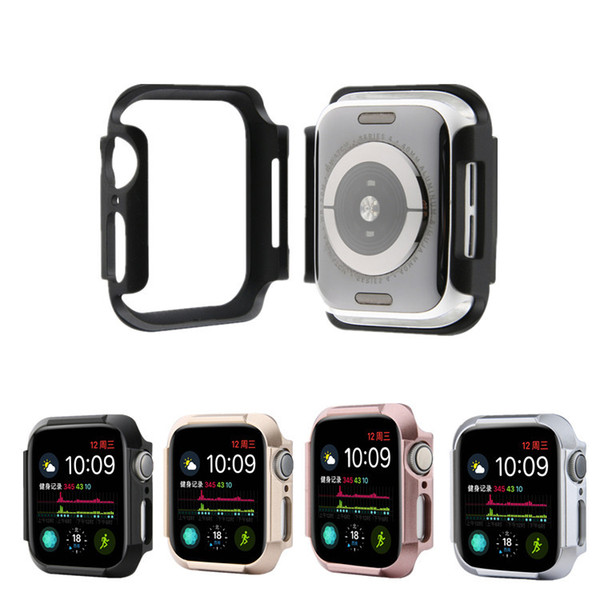 Hard Armor PC Smart Watch Cover for Apple Watch Series 4 5 Protector Case for Iwatch 40mm 44mm Screen Safety Protector Frame