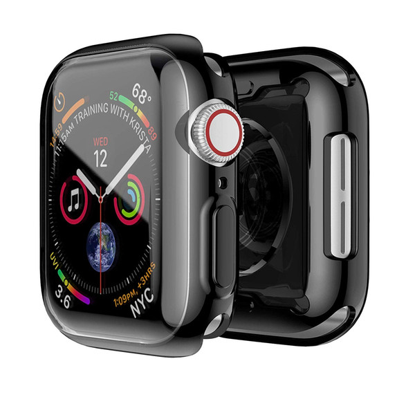 [Series 4]Case For Apple Watch Series 4 Case 40mm 44mm with Buit in TPU Screen Protector - All Around Protective Case High Definition Clear