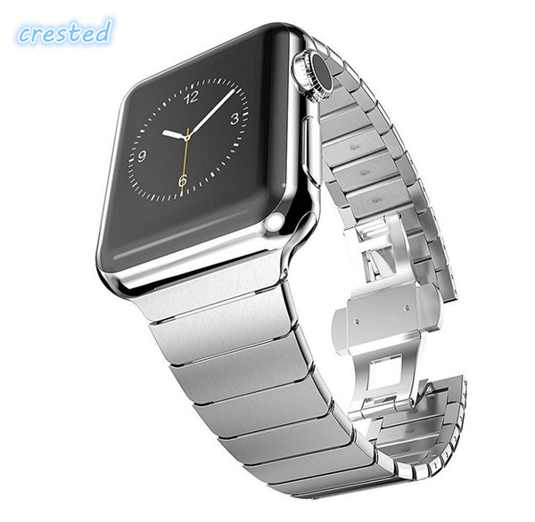 luxury band for apple watch link bracelet 38mm 42mm 40/44mm 316L stainless steel watchband for apple iwatch series 4/3/2/1