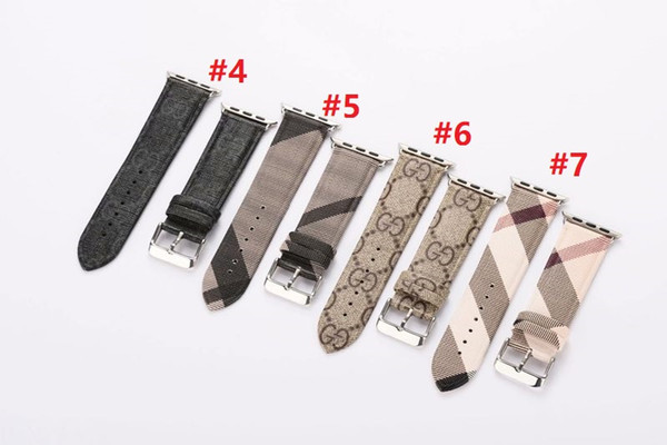 Leather Apple Watch Straps Replacement 38mm 40mm 44mm Fashion Watch Band For iWatch Band Strap Series 1 2 3 4