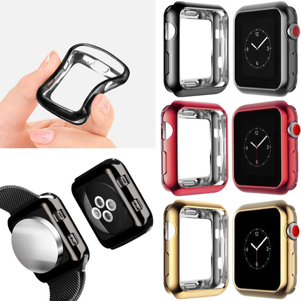 iWatch Case,TPU Protective Bumper Case For Apple Watch Series 4 40mm 44mm