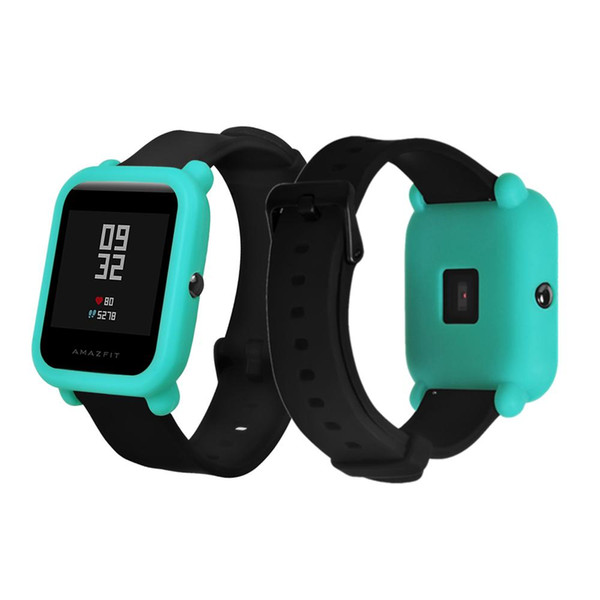 Protective silicone soft case For Xiaomi Huami Amazfit Bip Bit youth Watch Replace Cover for Amazfit Watch Accessoriess