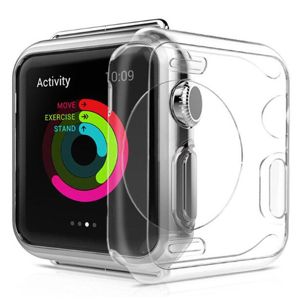 For Iwatch 4 40mm 44mm Ultra Clear TPU Silicone case for Apple Watch Series 4 Screen Protector Apple Watch series 4 Cases