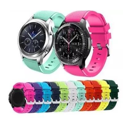 22mm Watch Band Sport Silicone Strap Band For Samsung Gear S3 Frontier Classic Replacement Band Bracelet