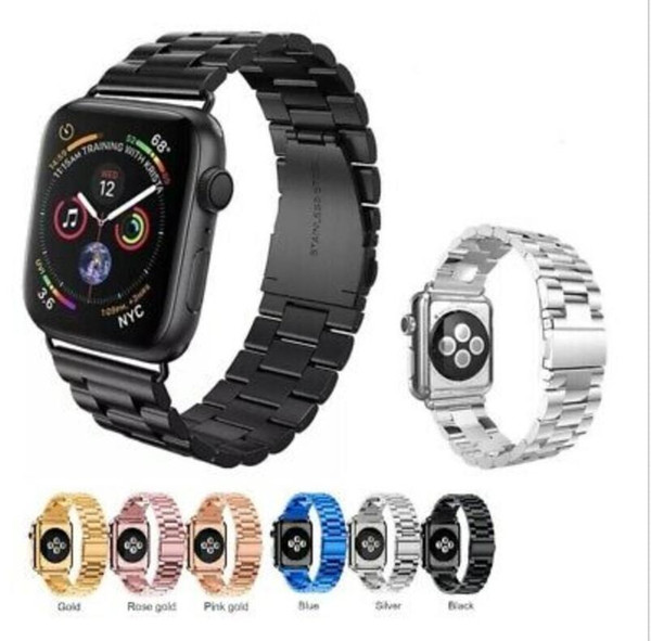 New For Apple Watch Series 3/2/1 Stainless Steel Wrist iWatch Band Strap 38/42mm