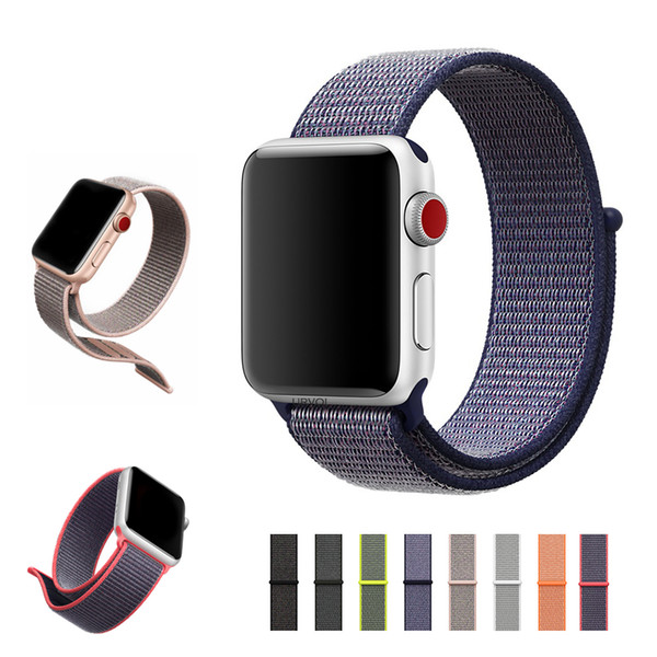 Sport nylon loop for apple watch band for iwatch series 3/2/1 42mm