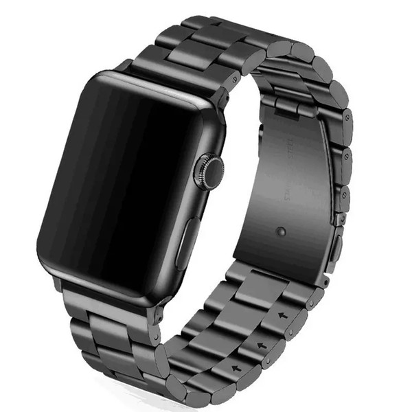 For apple Watch Band with Adapter bracelet Watchband Strap Classic BuckleWatch Band Strap Unisex Fashionseries band watch 1 2 3Metal strap