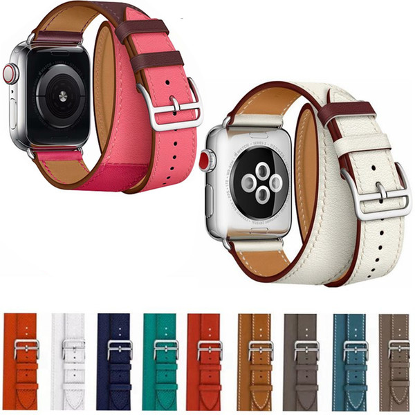 Good Quality Genuine Leather Straps For Apple Watch Band Sport 38mm 42 Series 1 Series 2