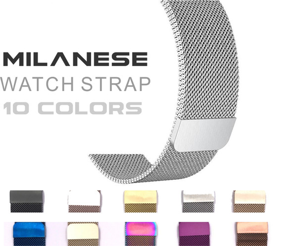 Milanese Loop Original Link Bracelet Strap Milanese Loop watchband Stainless Steel Band for Apple Watch 38/42mm Watch band for iwatch series