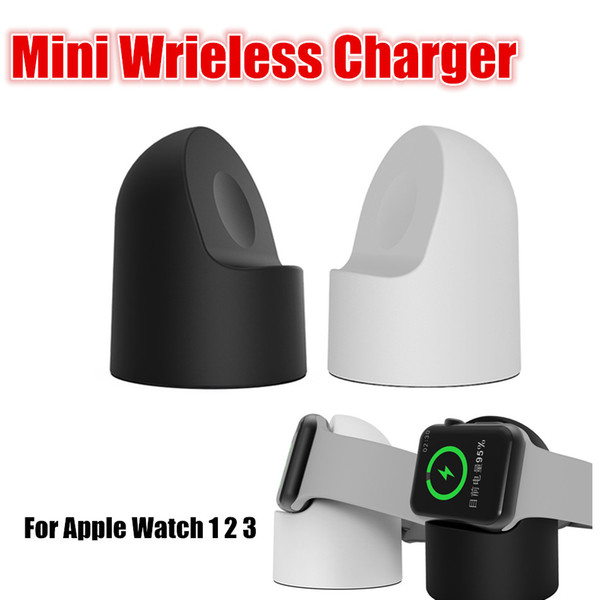 1PCS Wireless Charger Dock Station For iwatch 1 2 3 Apple Watch Magnetic Charger Stand Holder With Rtail Package