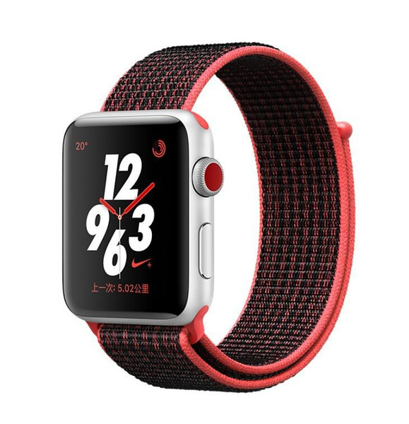 For iwatch series 4 3 2 1 Nylon soft watch band for Apple watch band replacement Breathable Sport Loop Adjustable Closure Wrist Strap DHL