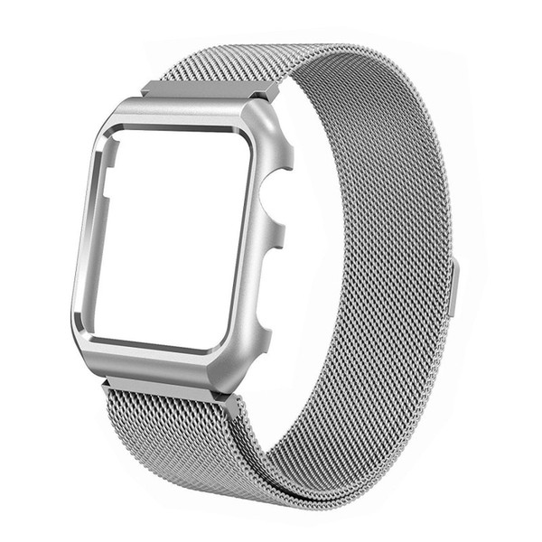 Milanese Loop Strap for Apple iWatch Band Series 1 2 Magnetic Clasp Stainless Steel Replacement Bracelet Watch Case Cover Frame 42/38 mm hot