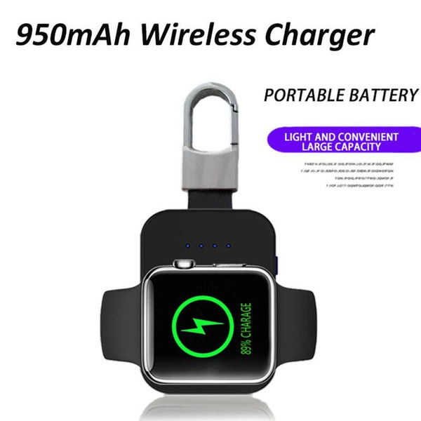 New Wireless Charger Powerbank For iWatch Smart Watch 1 2 3 4 Portable Magnetic Charger Cord Power Bank For iWatch Charging Cable