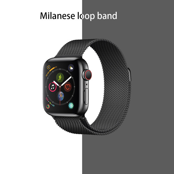 Fashion sport loop Magnetic adjustable Bracelet Replacement Strap Milanese Loop Band Stainless Steel Belt for Apple watch