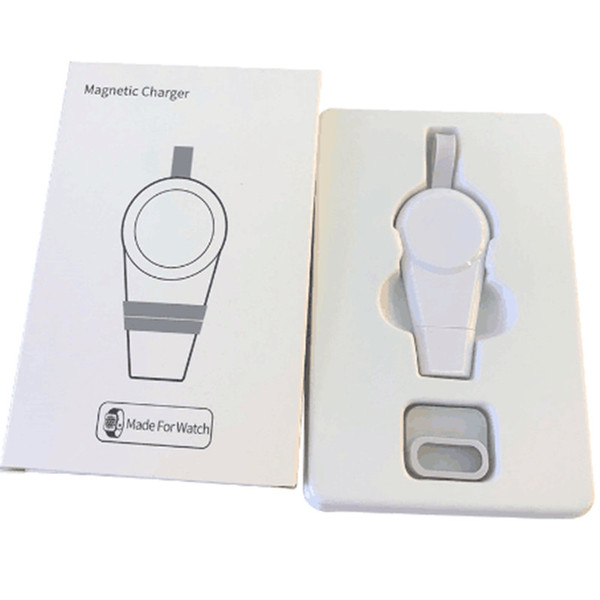 For iWatch Magnetic USB Charger Adapter holder Portable Mini Fast Wireless Charging Cable for Apple Watch Series 2 3 4 With retail box