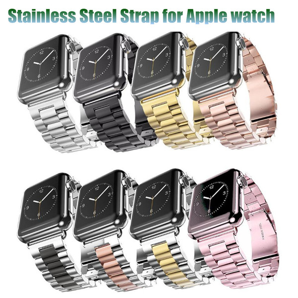 1pcs High Quality Stainless Steel Strap for Apple Watch 42mm 38mm Comfortable Metal Bracelet For iWatch 4