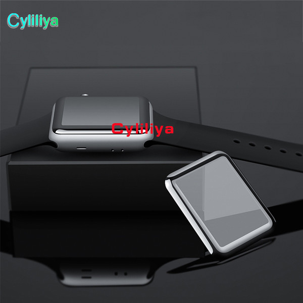 3D Curved Full Coverage Tempered Glass Protective Film For iwatch Apple Watch Series 1/2/3 38mm 42mm Full Screen Protector Cover