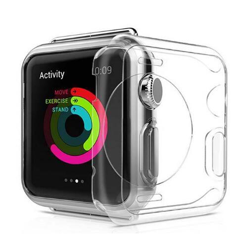 Ultra Slim Transparent Crystal Clear Soft TPU Silicone Protective Cover Case For Apple Watch Series 4 3 2 1 40mm 44mm 38mm 42mm DHL