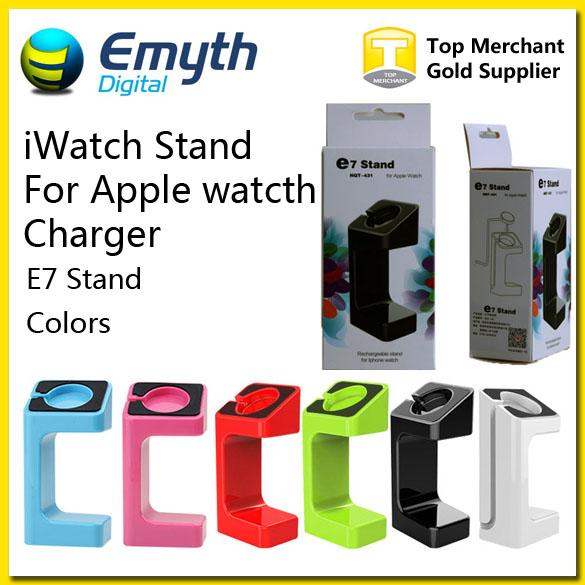 Charging Stand Bracket Holder for Apple Watch Iwatch E7 Desktop Charger Station with Retail package Colors Available Free Shipping