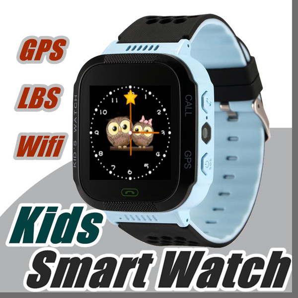 2017 Touch Screen Q528 GPS Tracker WatchAnti-lost Children Kids Smart watch LBS Tracker Wrist Watchs SOS Call For Android IOS P-BS