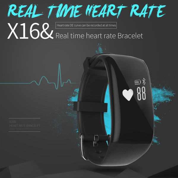 X16 Smart Watch 0.66 inch Touch Screen Heart Rate Monitor Sleep Monitor Caller Reminder Compatible with Various Systems Bluetooth Sport Smar