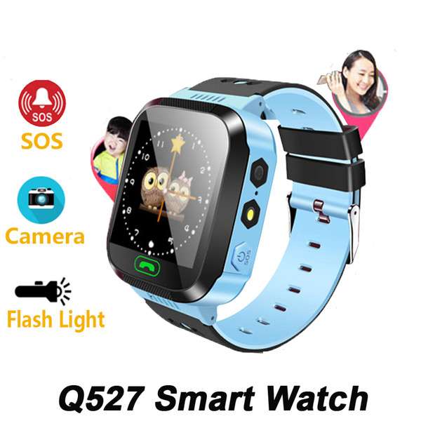 2019 Q527 Child Baby Smart Watch Touch Screen With SOS Call Camera Lighting Phone Positioning Location Children Watch