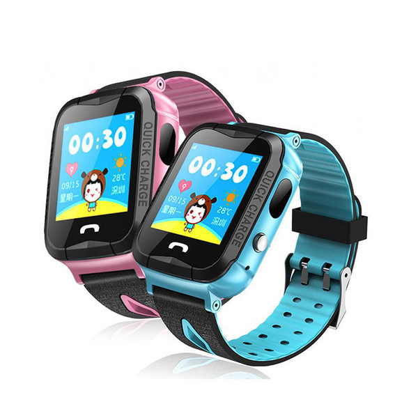 V6G Kids Smartwatch Ip67 Waterproof GPS Tracker SOS Call Camera Tracking Alarm Mobile Positioning Smart Watches For Kid Child