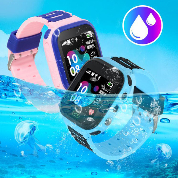 2019 Q100 GPS Smart Watches Baby Kid Watch with WIFI 1.54inch Touch Screen SOS Call Location Device Tracker Kid Safe PK qQ528 Q50 Q11