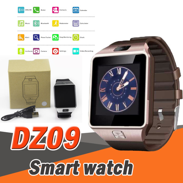 DZ09 Smart Watch Bluetooth Smartwatch Relogio TF SIM Card Camera for iPhone Samsung HTC LG HUAWEI Android Phone