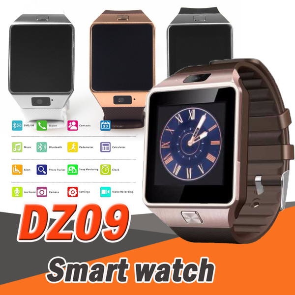 DZ09 Bluetooth Smart Watch for Apple Watch Android Smart Watch for iPhone Samsung Smartphone with Camera Dial Answer Pass