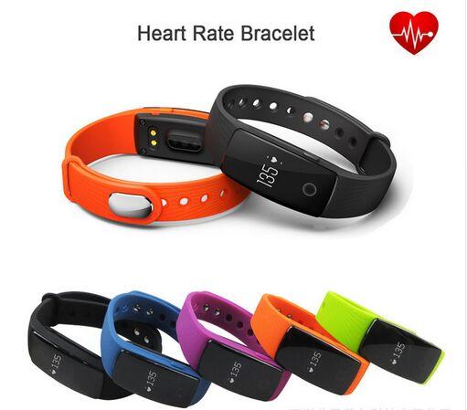 5pcs/lot ID107 Smart Band Heart Rate Monitor Fitness Watch Smart Bracelet Monitor Cardiaco Watch for Android iphone 5 6 6s pk miband 2