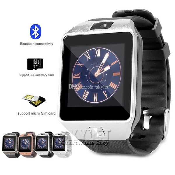 DZ09 smart watch fully compatible with mobile phone Internet access touch screen positioning Bluetooth photo information reminder English