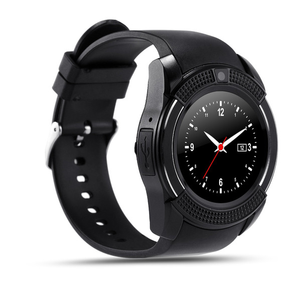 Full Screen Smart Watch V8 Clock With Sim TF Card Sync Notifier Smartwatch For IOS Android Sport Watch PK GT08 Wearable Watch