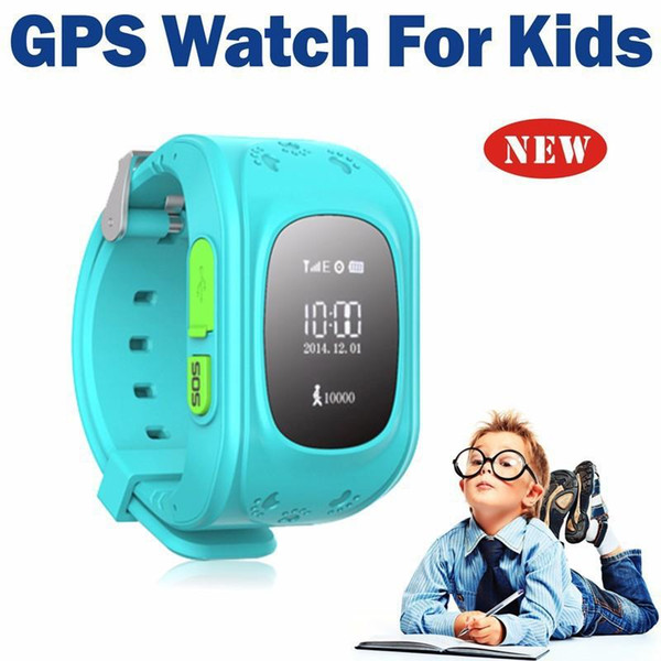 New Kid GPS Smart Watch Wristwatch SOS Call Location Finder Locator Device Tracker for Kid Safe Anti Lost Monitor Baby Gift Q50