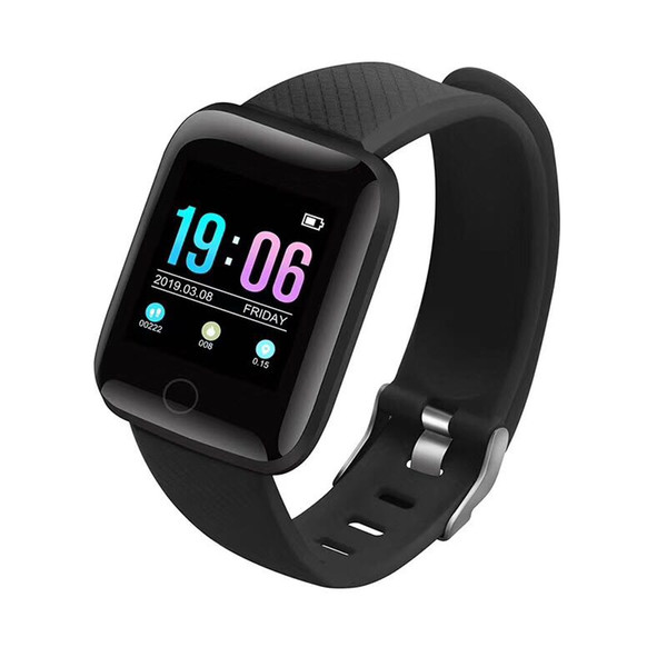 116 Plus Smart Watch 1.3 inch Color Screen Heart Rate and Blood Pressure Smart Digital Watch