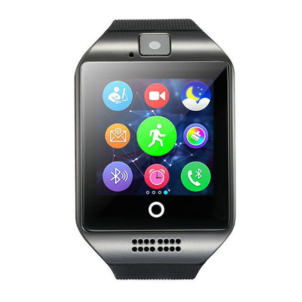 Q18 Fashion smart watch connectivity for Android phone Independent TF card Bluetooth Screen Touch with Camera and NFC Connection 4 colors