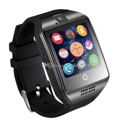 Bluetooth Smart Watch Q18 Mini Camera smart wristband For For Iphone 8 X Android iPhone Samsung Smart Phones GSM SIM Card Touch Screen