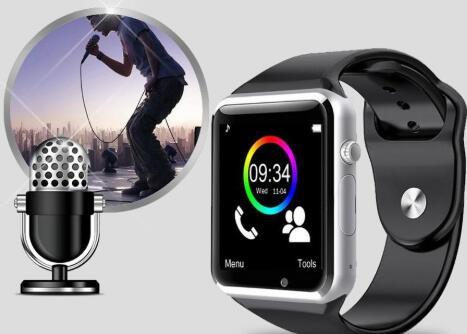 A1 Smart watch Bluetooth Smartwatch SIM card for IOS iPhone Samsung Android Phone Intelligent Clock Sports Watches Free Ship