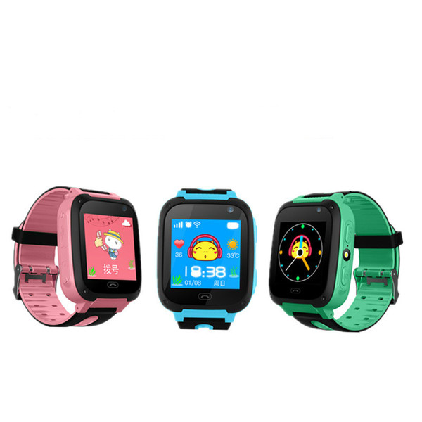 Kids Smart Watch 1.44'' Screen GPRS Tracker Kids Watch Flashlight Camera Wearable Tracker Finder Smartwatch PK Q528 Q50 for Android IOS