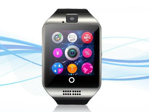 Q18 Bluetooth smart watch android smartwatch for iPhone Samsung smart phone with camera dial call answer Passometer