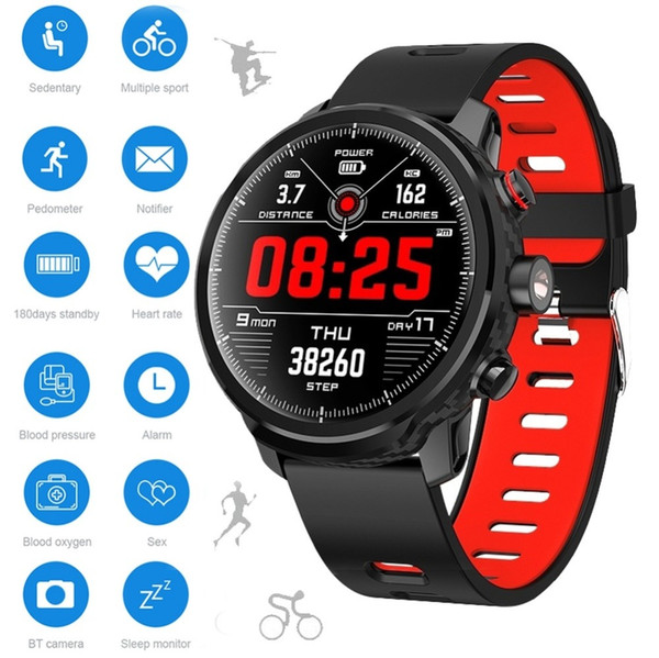 FANTEMO Men IP68 Waterproof Multiple Sports Mode Heart Rate Weather Forecast Bluetooth Smartwatch Standby 100 Days